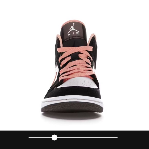 Women's Wmns Air Jordan 1 Mid SE 'Peach Mocha - Picture 3 of 3